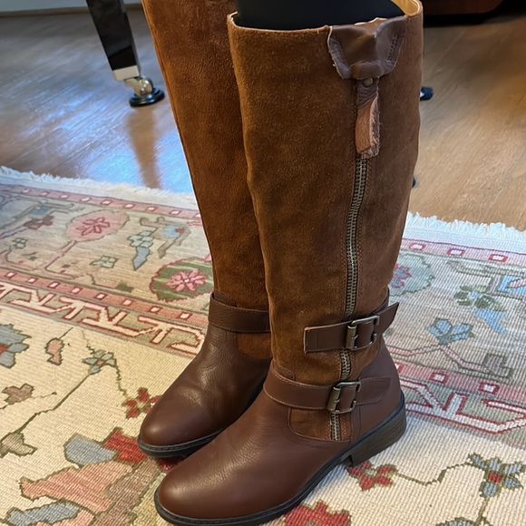 Chestnut knee high boots - Picture 8 of 13